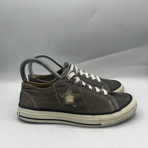 VTG Converse All Star Sneakers Mens Size 4 Gray Canvas Star/Logo Casual Sneakers